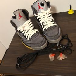 Jordan 5 off white size 9.5 