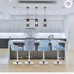 4 Adjustable Height Bar Stool