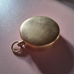 Vintage Brass Pocket Compass By Stanley London