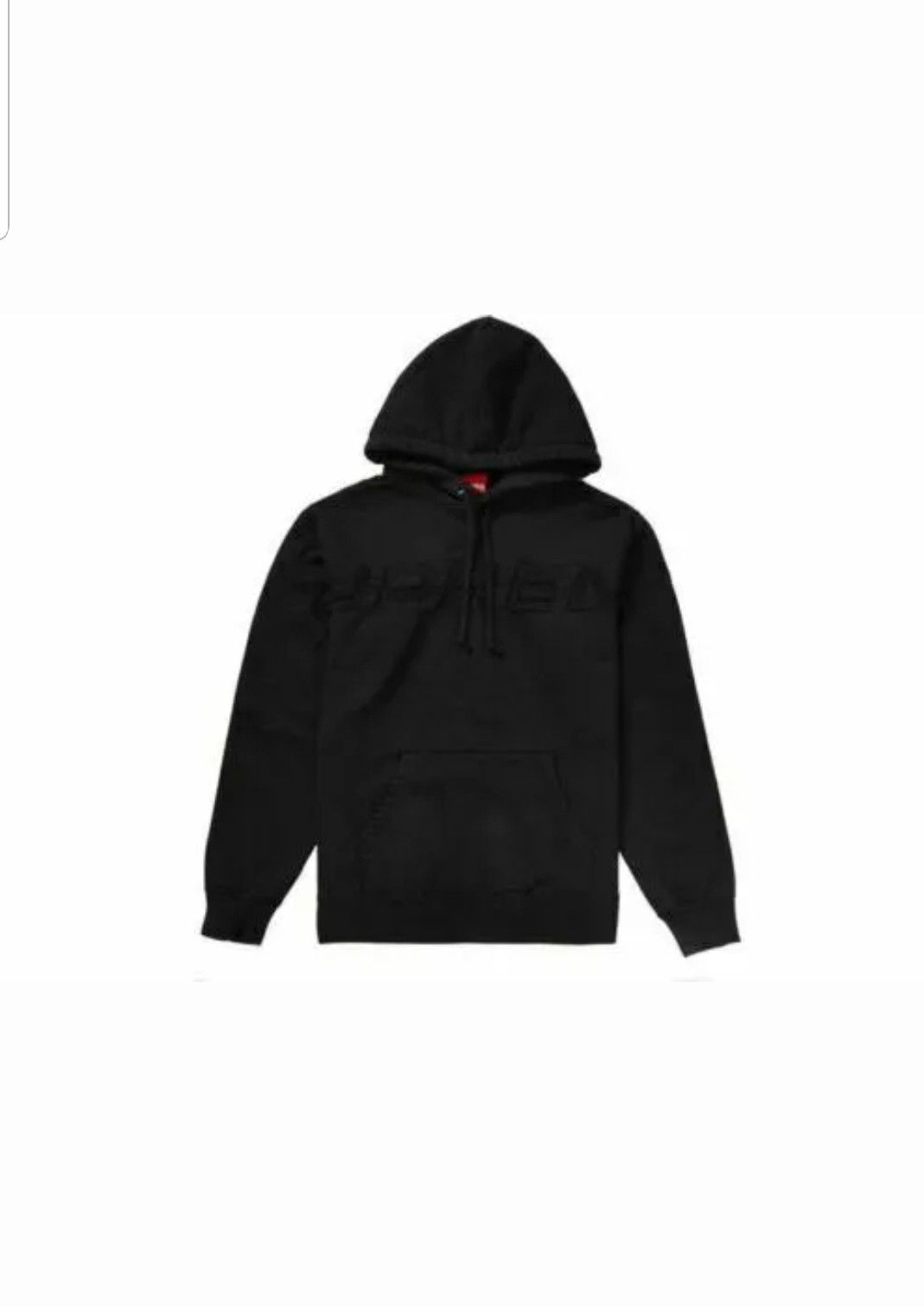 Supreme Men's Set In Logo Hooded Sweatshirt M-Black SS19