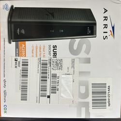 Cable modem and Wi-Fi router