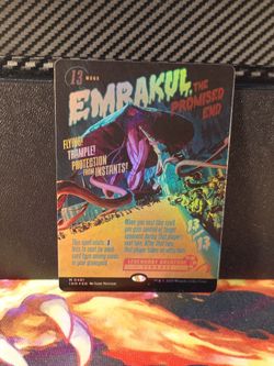 MTG Embakul , The Promised End (Showcase Foil) Card 