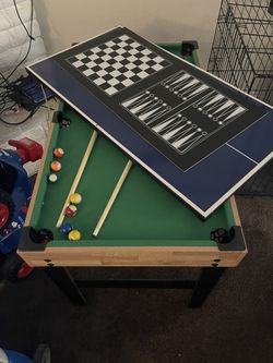 Foosball/pool/pingpong/airhockey Etc Kids Table