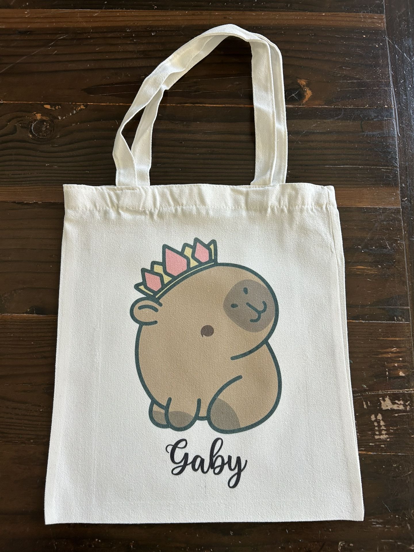 Capybara Tote Bag - Personalized Capybara Plush