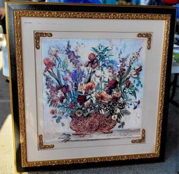 Framed Floral Print By Tomao