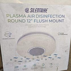 Plasma Air Disinfection Round 12 Flush Mount