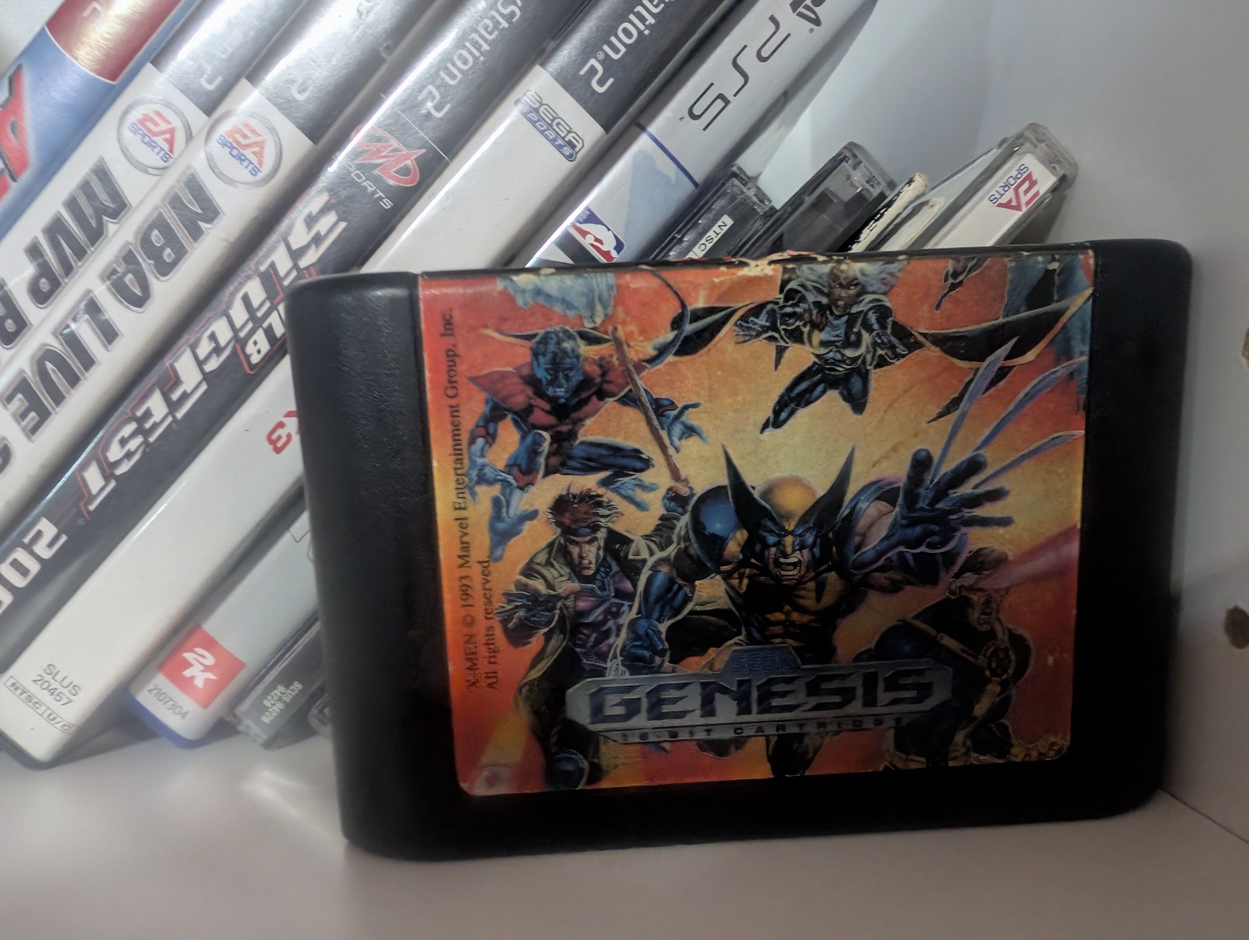 Vintage Sega Genesis X-Men Action Platformer Game Cartridge Classic Collectible