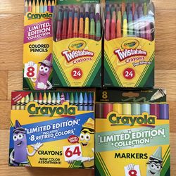 Crayola Markers, Twistables Crayons and Pencils