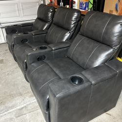Theater recliner chairs