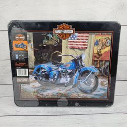 Harley Davidson Motorcycles At Your Service FX Schmid 1000 Piece Puzzle NEW