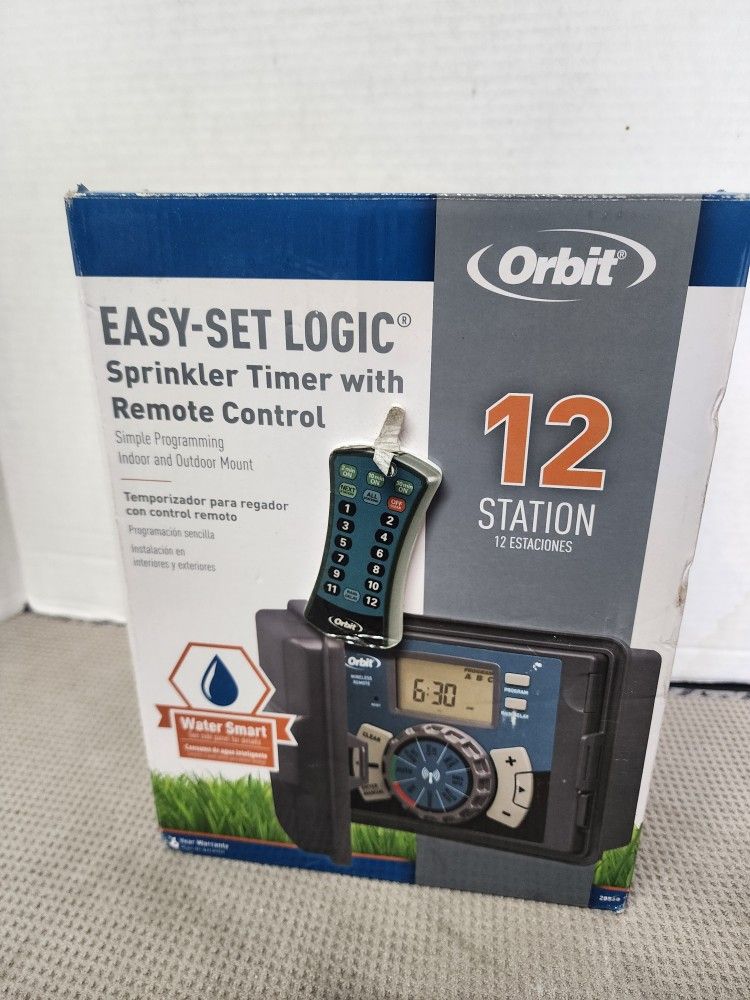Orbit 12 Station Digital Sprinkler Timer With Remote Control Brand New (Price Is Firm)