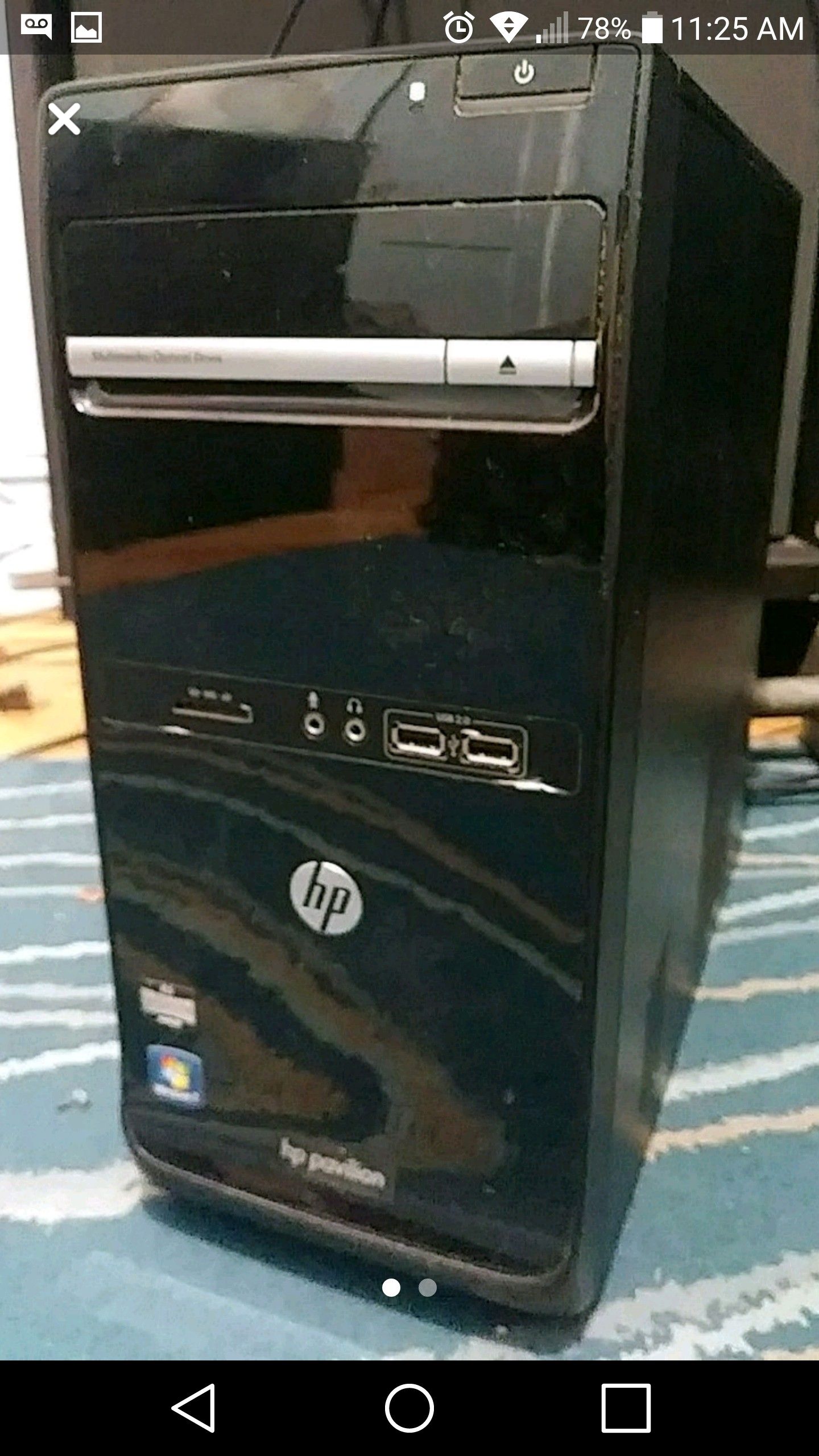 Hp Pavillion p6 series Desktop Computer