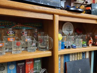 Collection of 30+ A&W Restaurant Rootbeer Mugs Rooty Bear