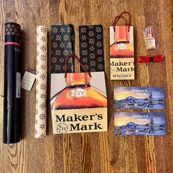 Maker’s Mark Gift Wrap + Gift Bag Set For Ambassadors