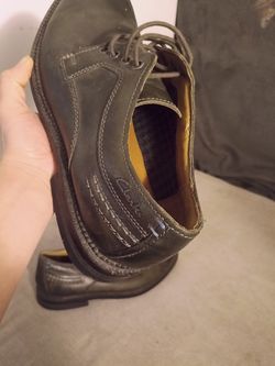 Clark's Size 9 Men's Grey Dress Shoes