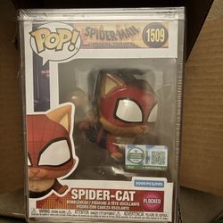 Funko Pop ultra flocked SPIDER CAT Spiderverce #1509 LE