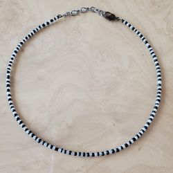 NAVAJO PEARL CHOKER NECKLACE 