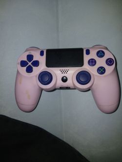 PS4 Wireless Controller Pink and Blue