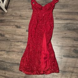 Red sparkle dress - Size medium