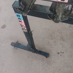 Bike rack hitch mount