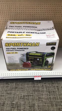 Sportsman Tri-fuel Generator 