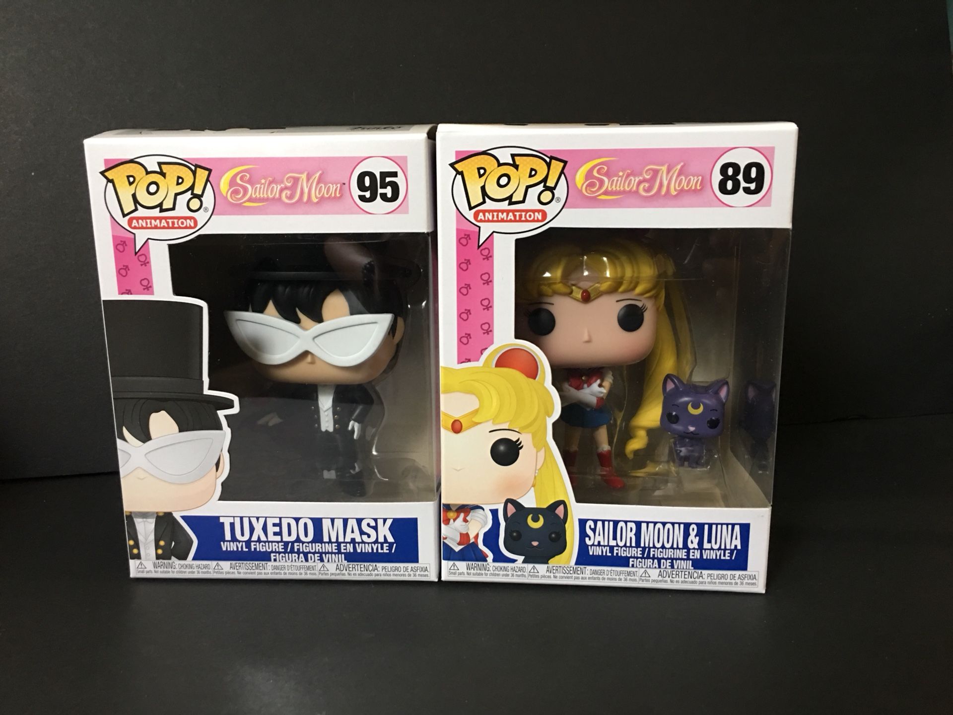 Funko Pop Sailor Moon & Tuxedo Mask Set