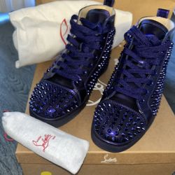 Louis flat Glossy Patent / Spikes 