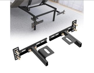 6182: New Headboard Brackets for Metal Bed Frame Adjustable Brackets for Headboard with Footboard Extension Kit Fit Twin Full Queen King 2 Pack Matte