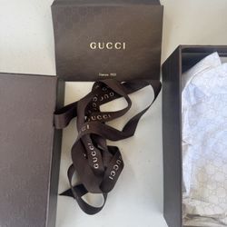 Gucci Box With Paper String And Envelope