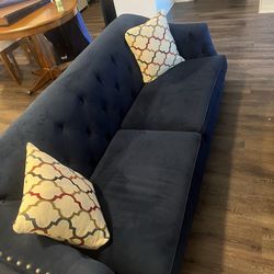 Blue couch