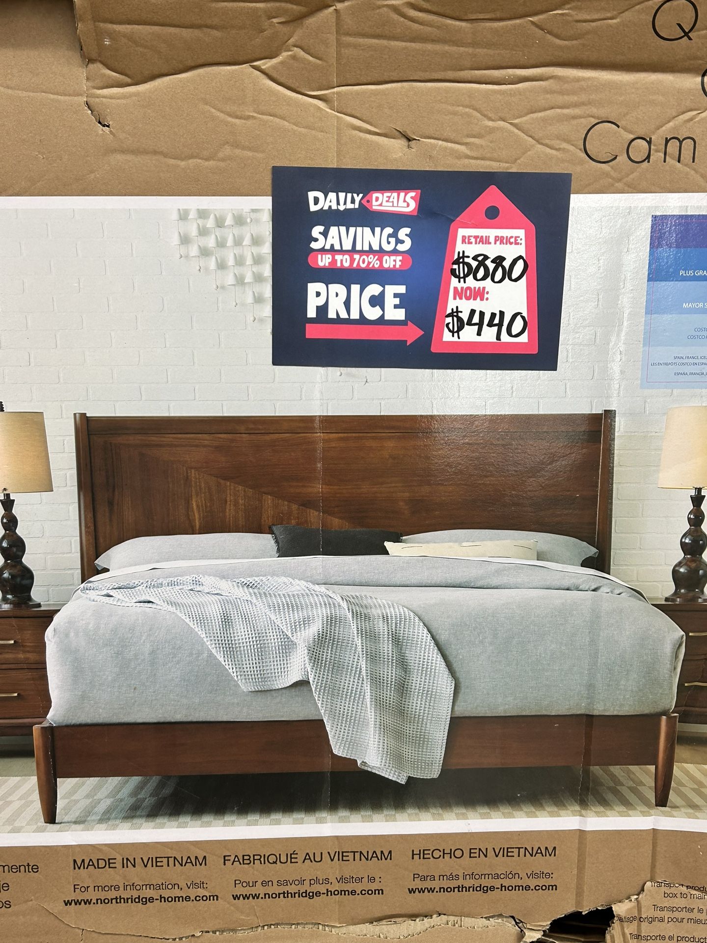 QUEEN BED FRAME