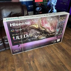 55” Hisense U6K Smart 4K Game Mode 