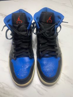 Air Jordan 1 Mid Royal Splatter