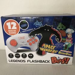 Legends Flashback Blast! 12 Built-In Games Space Invaders Sealed