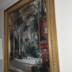 Large Tropical Art Work 