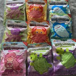 5 Packs Of Bath Noodle  Make Bath Time Fun Great Hard To Find 