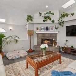 Vintage Rattan Coffee Table