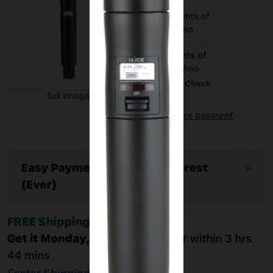 Shure Wireless Microphone MODEL:ULXD2 g50