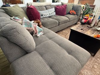 Grey sectional