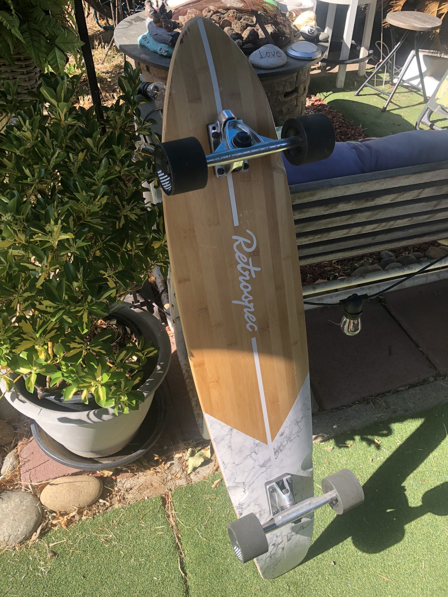 Longboard Skateboard barely Used! “RETROSPEC”