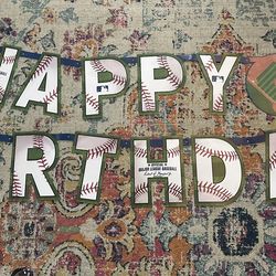 Baseball & Football  Birthday Decorations