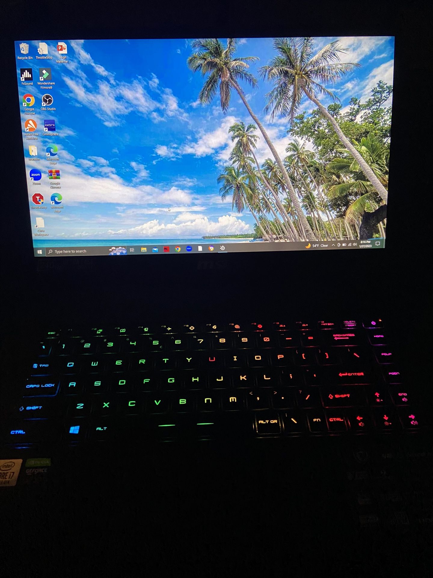 MSI GS66 Stealth (Used/Good Condition)