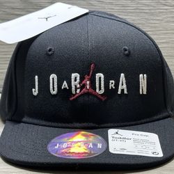 Air Jordan Jumpman Black Hat Toddler Size 2T/4T Kids Adjustable Snapback 