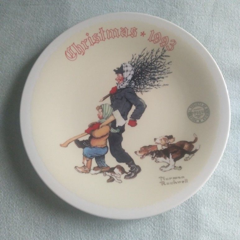 Norman Rockwell Limited Edition Display Plate