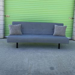 *Free Delivery* Gray Ikea Futon Couch Sofa Sleeper Bed