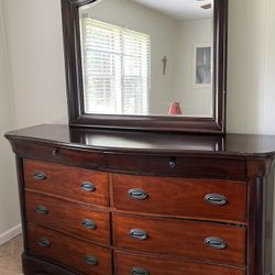 Bedroom Dresser And Two Night Stands 