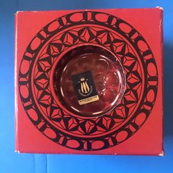 New Vintage German Bleikristall Crystal Coasters (Set Of 6) over 24% lead/ box
