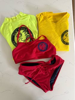 San Diego Junior Lifeguard Bikini rash guard shirt