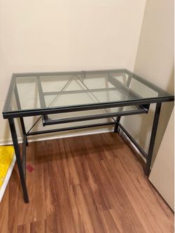 CB2 Dwight Glass Desk