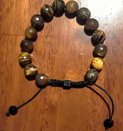 Tiger Eye Adjustable Bracelet